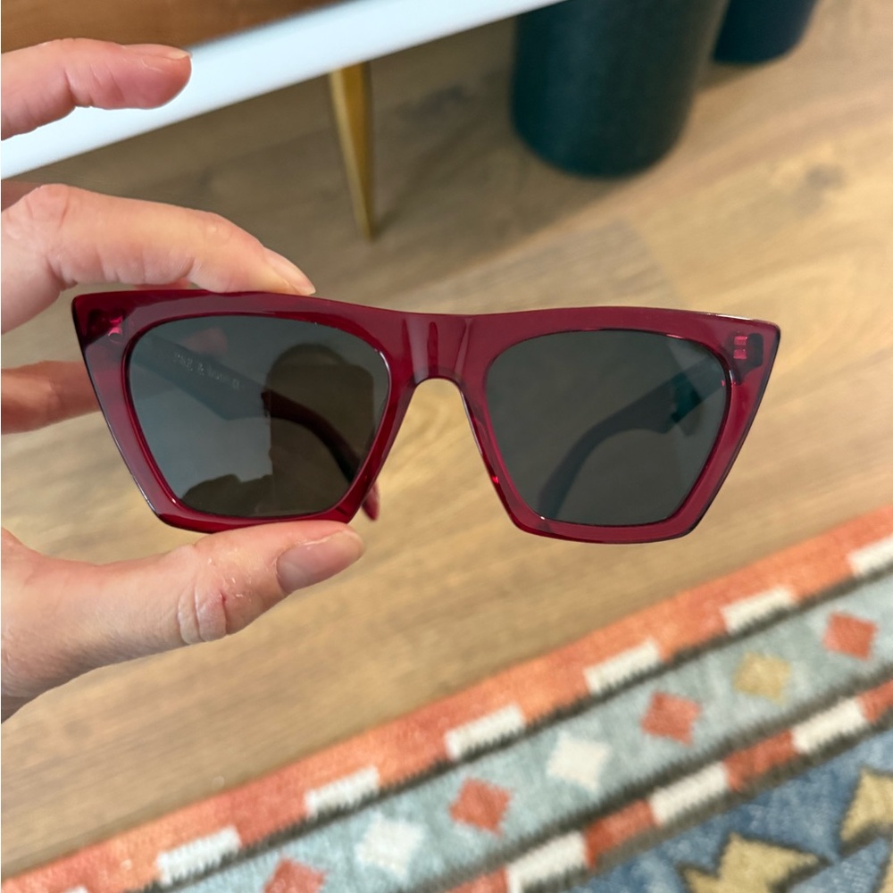 rag & bone Red Sunglasses